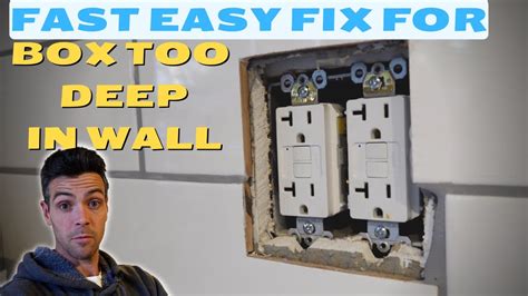 Electrical Outlet Too Deep In Wall