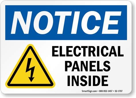electrical panel inside sign
