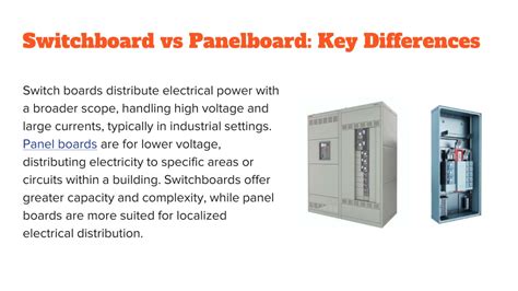 Electrical Panel Vs Switchboard