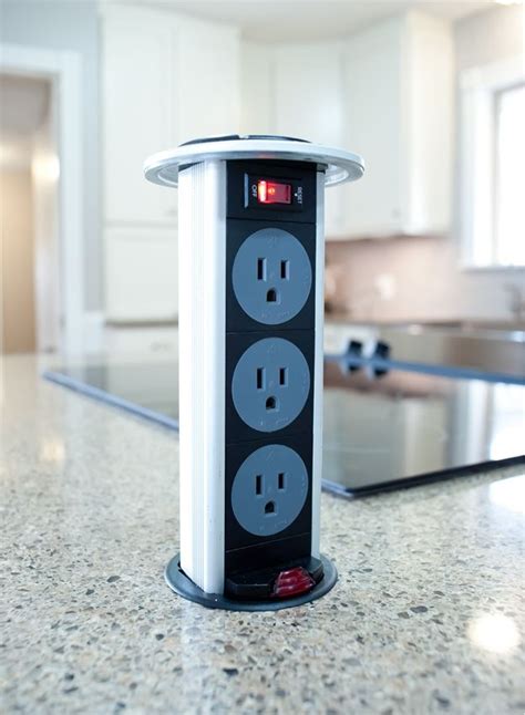 Electrical Plug Kitchen Island