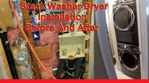 Electrical Rough In For Stackable Washer/Dryer