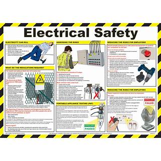 electrical safety poster simple