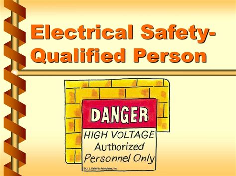 Electrical Safety Qualified Person