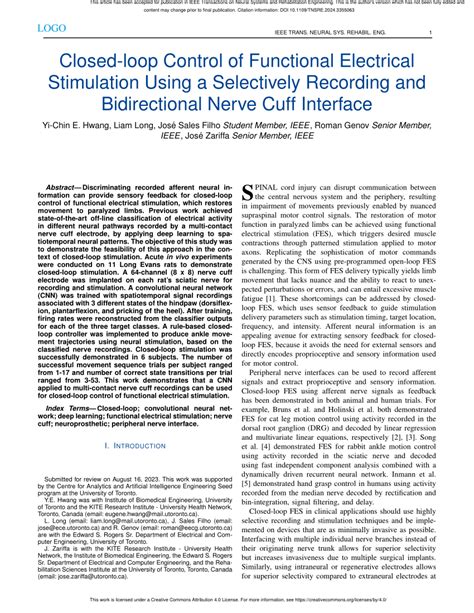 Electrical Stimulation Closed-Loop Control