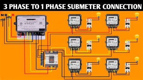 Electrical Sub Meter Connection Diagram