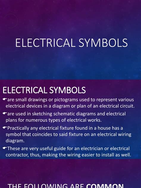 Electrical Symbols Eim