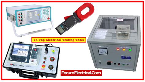 Electrical Testing Tools List