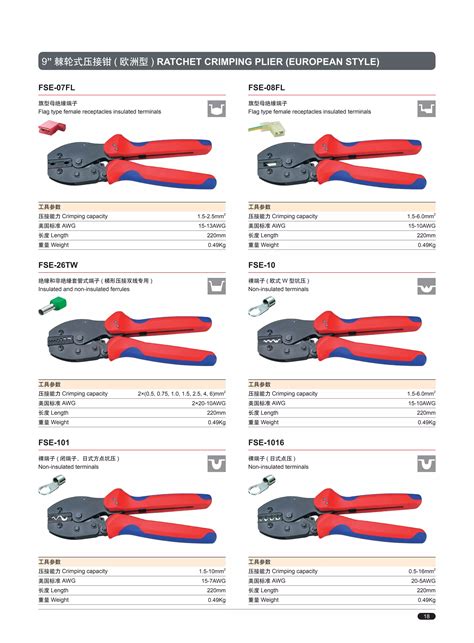 Electrical Tools Catalog
