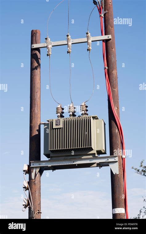 electrical transformer pole mounted