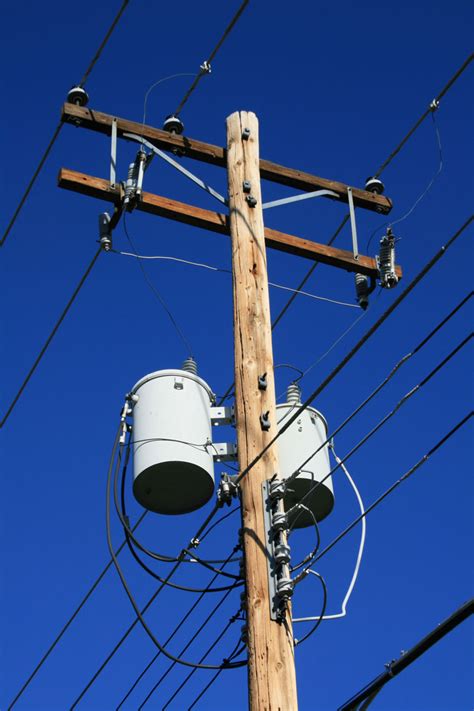 electrical transformers on power poles