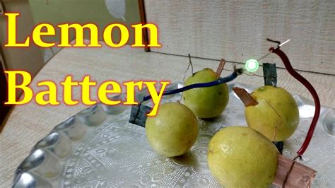 Electricity From Lemon