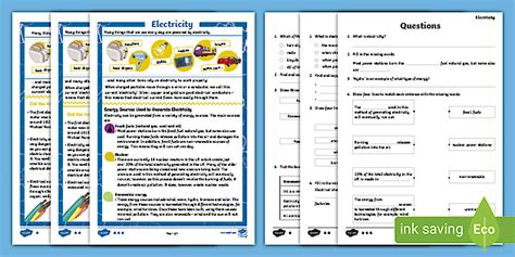 Electricity Reading Ks2