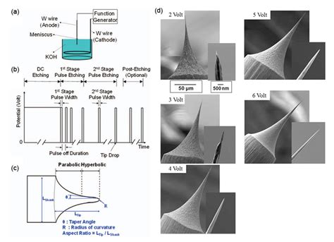Electrochemical Etching Of Tungsten