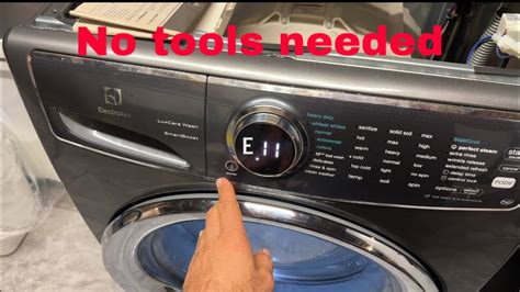 Electrolux Luxcare Washer started popping E11 code, stops wash and