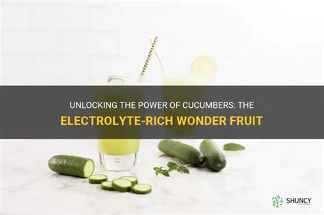 Electrolytes In Cucumbers