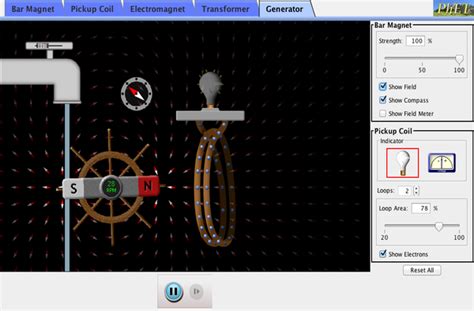 Electromagnetic Generator Phet Simulation Answers