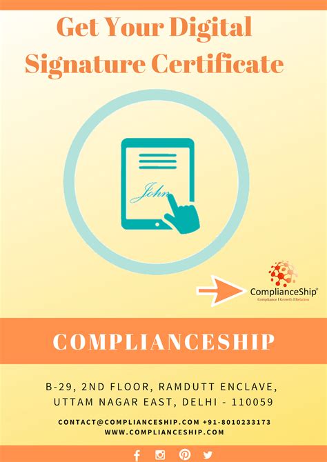 Electronic Signature Certificate Statement Master of