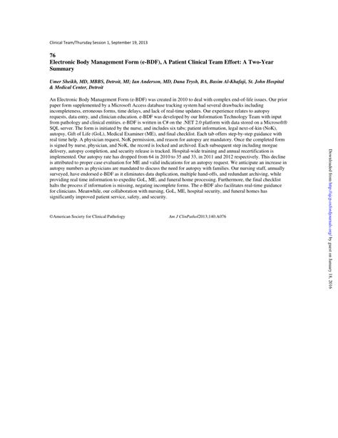 Electronic Body Management System Pdf