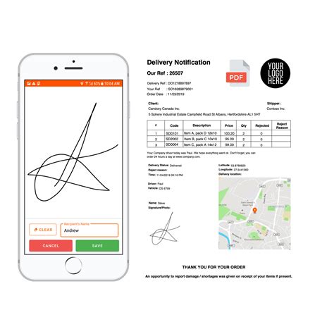 Electronic Delivery App