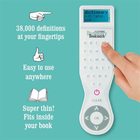 Electronic Dictionary Bookmark