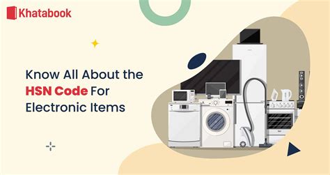 Electronic Equipment Items Hs Code