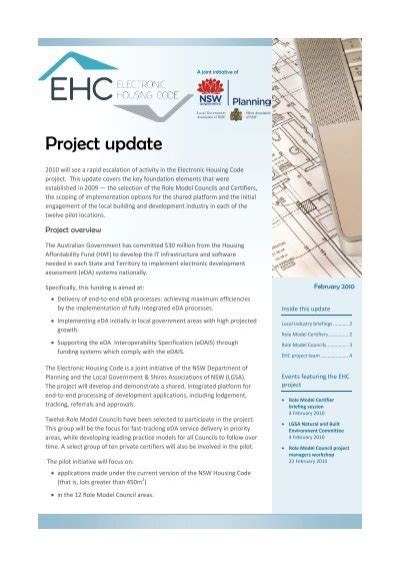 Electronic Housing Code Project