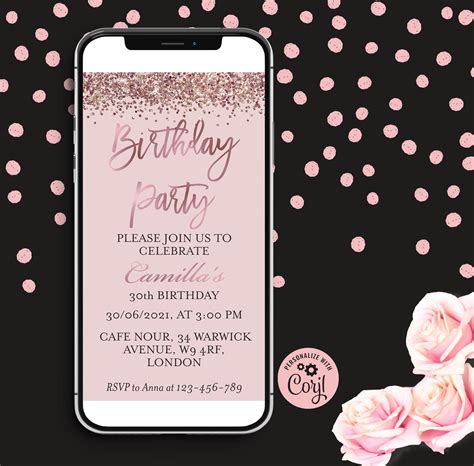 Electronic Invitations Birthday
