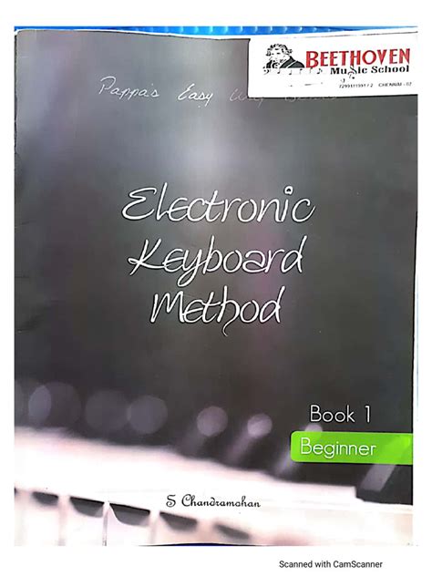 Electronic Keyboard Method Book 1 Pdf