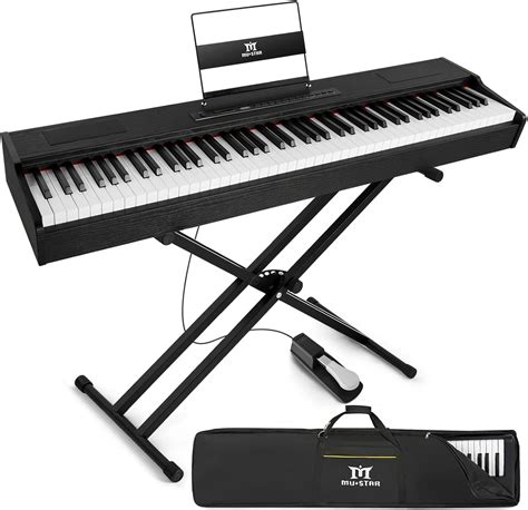 Electronic Keyboard With Weighted Keys