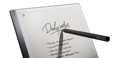 Electronic Notebook With Pen Remarkable