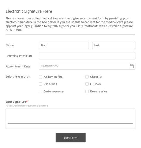 Electronic Signature Html Form