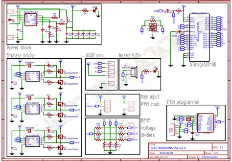 Electronic Speed Controller Schematic