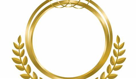 Elegant Gold Circle With Luxury Border PNG, Vector, PSD, and Clipart