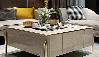 Elegant Living Room Decor Modern Coffee Tables