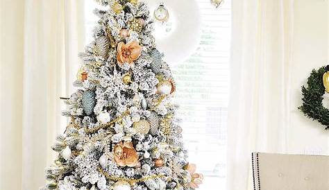 Elegant White Christmas Tree Decorating Ideas