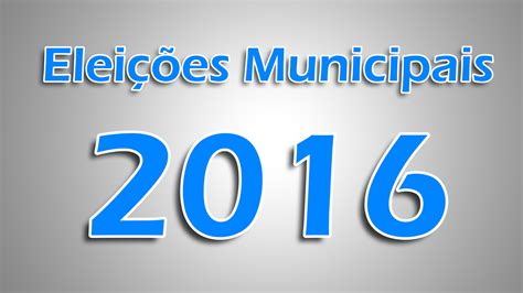 eleicoes municipais 2016