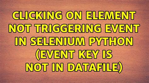 Element Is Not Clickable At Point Selenium Python