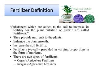Elemental Fertilizer Definition