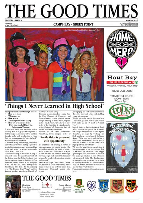 elementary school newspaper article ideas