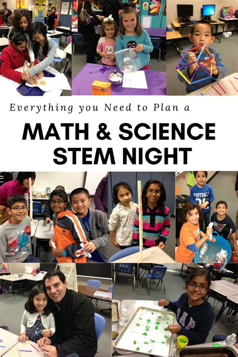Elementary Science Night Activities