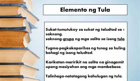 Grade 4 Elemento ng Tula - YouTube