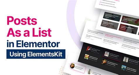 Elementor Post List Plugin
