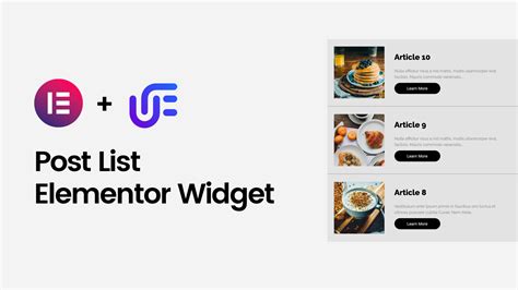 Elementor Posts Widget Free