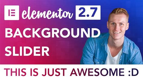 Elementor Slider Background