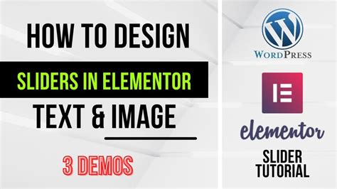 Elementor Slider With Text And Image