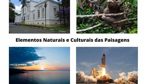 História 3º ano: Patrimônio Cultural Natural — SÓ ESCOLA