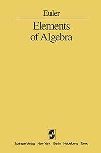 +15 Elements Of Algebra Swiss Author Popular