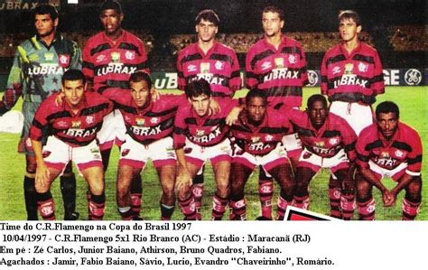 elenco do flamengo 1997