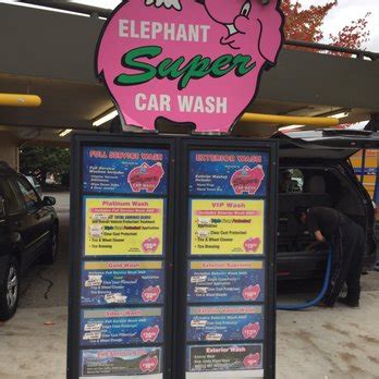 elephant car wash prices