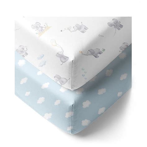 Elephant Fitted Cot Sheet